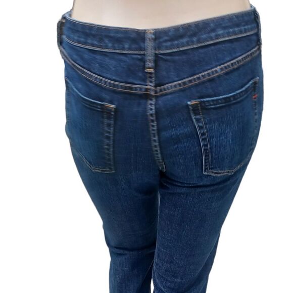 10211...Gap Wide leg Jeans Size 14R, 34" Waist 10" Rise 30" Inseam - Picture 4 of 6